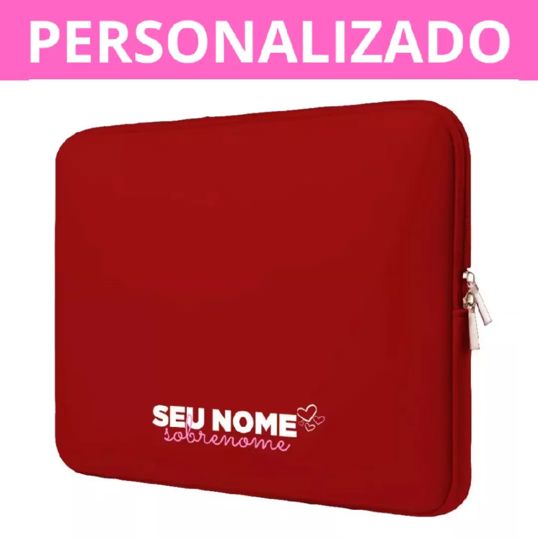 Capa notebook neoprene com nome e sobrenome — foto 12