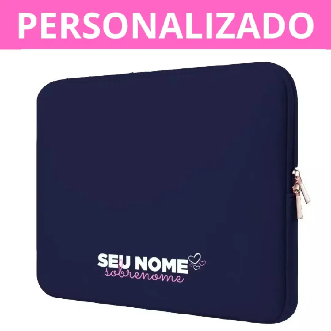Capa notebook neoprene com nome e sobrenome — foto 13