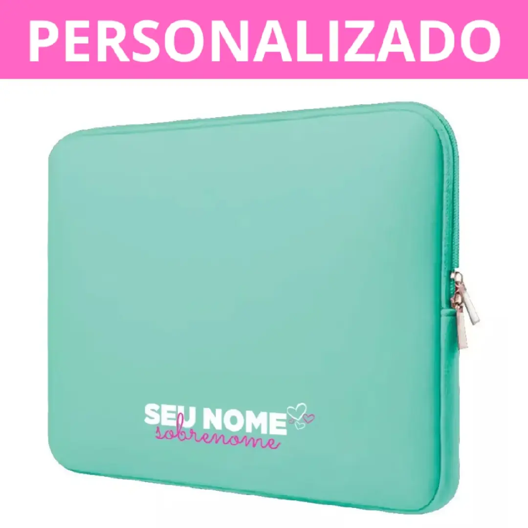 Capa notebook neoprene com nome e sobrenome — foto 14