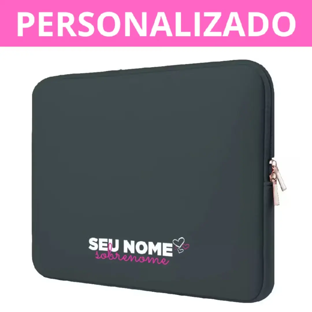 Capa notebook neoprene com nome e sobrenome — foto 15
