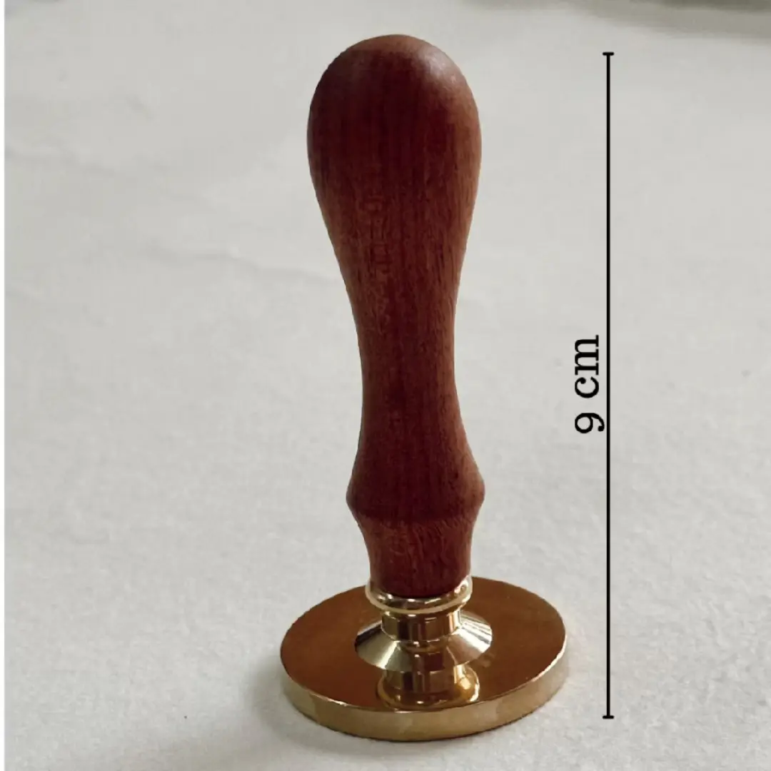 Sinete personalizado — lacre de cera ou chocolate — foto 4