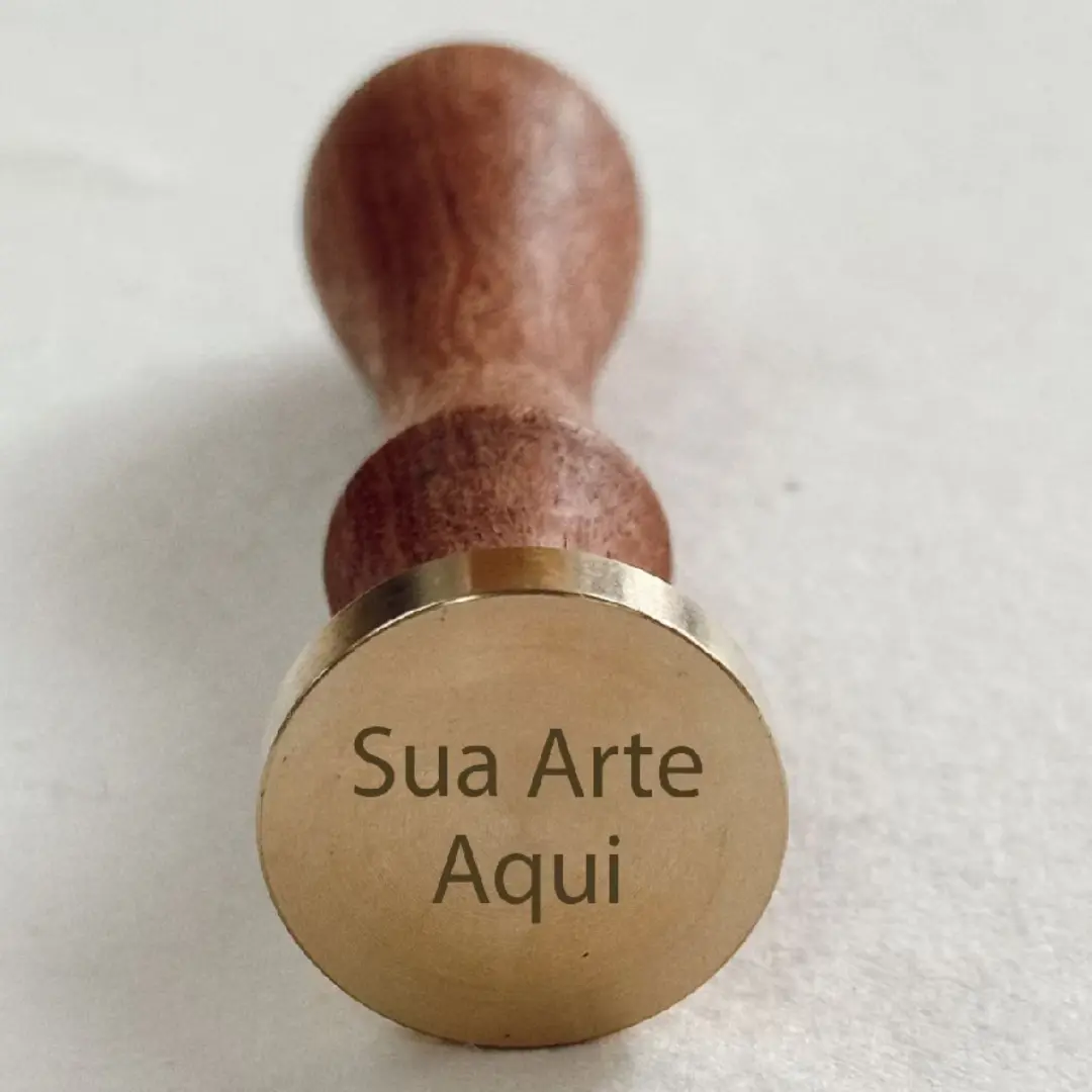 Sinete personalizado — lacre de cera ou chocolate — foto 7