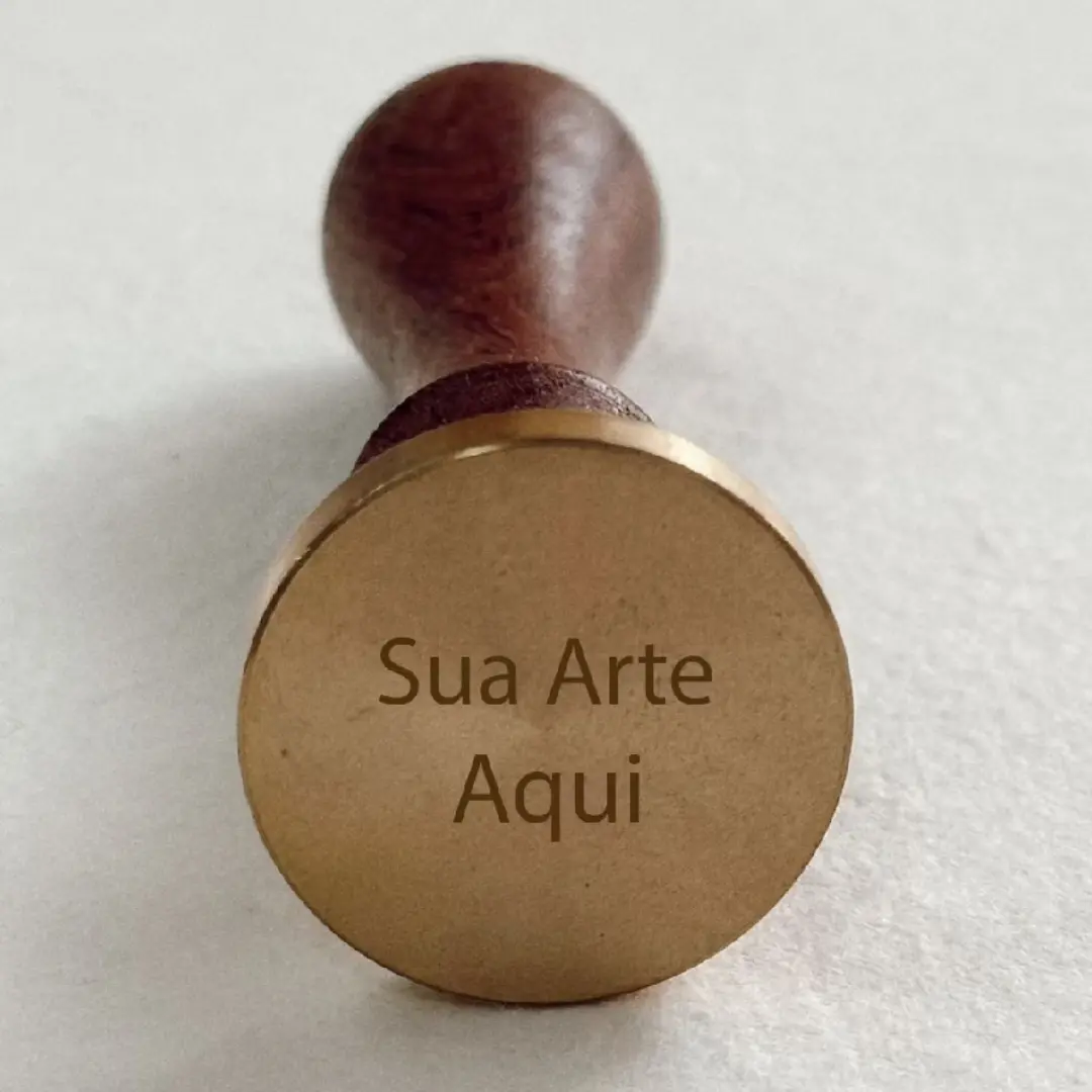 Sinete personalizado — lacre de cera ou chocolate — foto 9