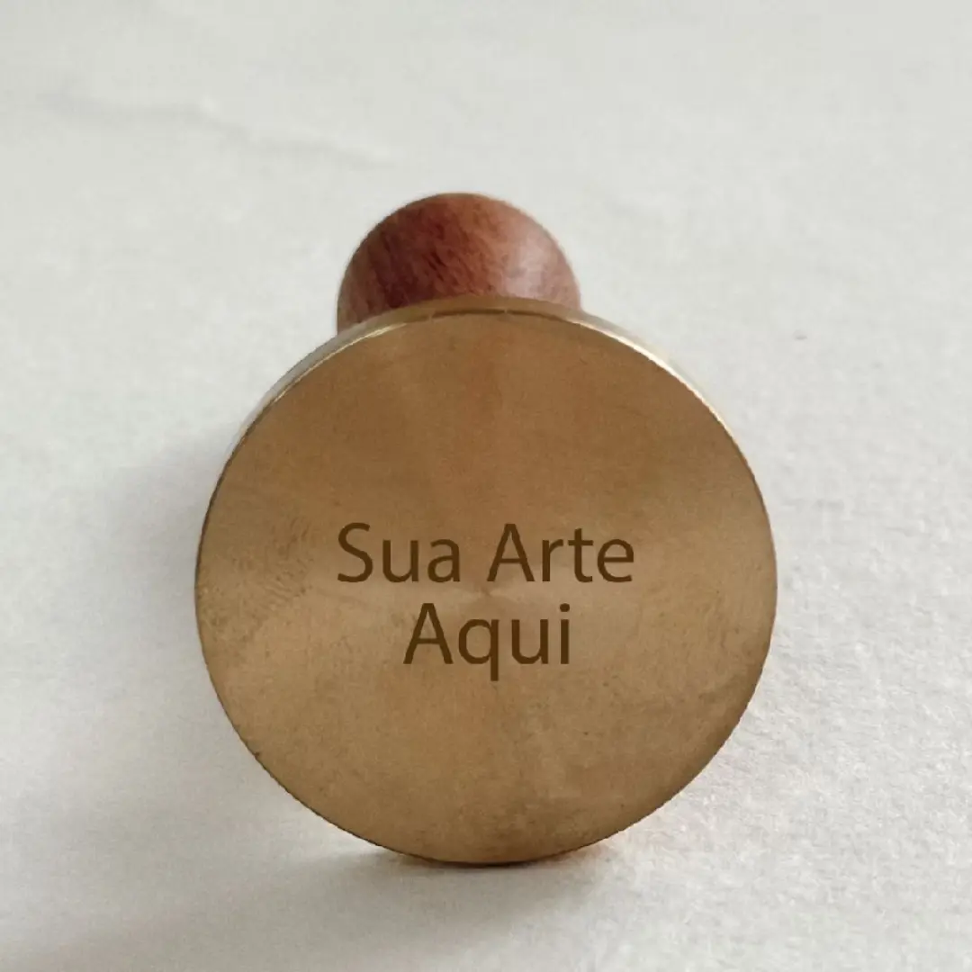 Sinete personalizado — lacre de cera ou chocolate — foto 10