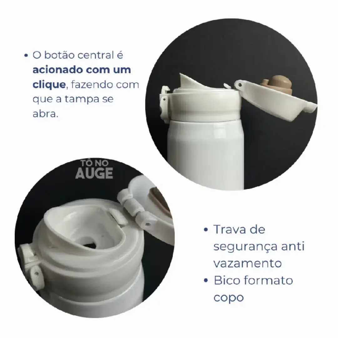 Kit 5 garrafas térmicas 400 ml — gravação a laser — foto 6