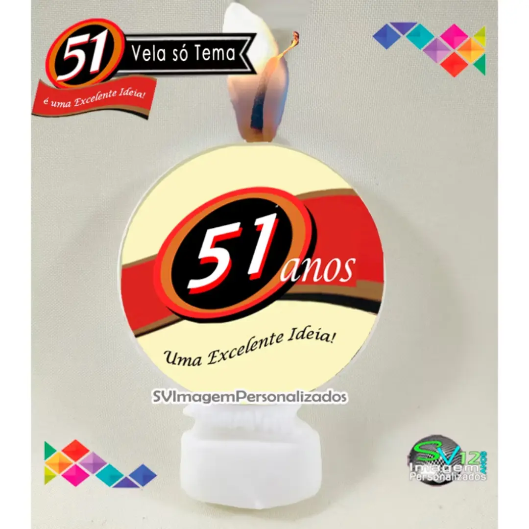 Vela aniversário Boteco 51 — nome, idade e foto — foto 3