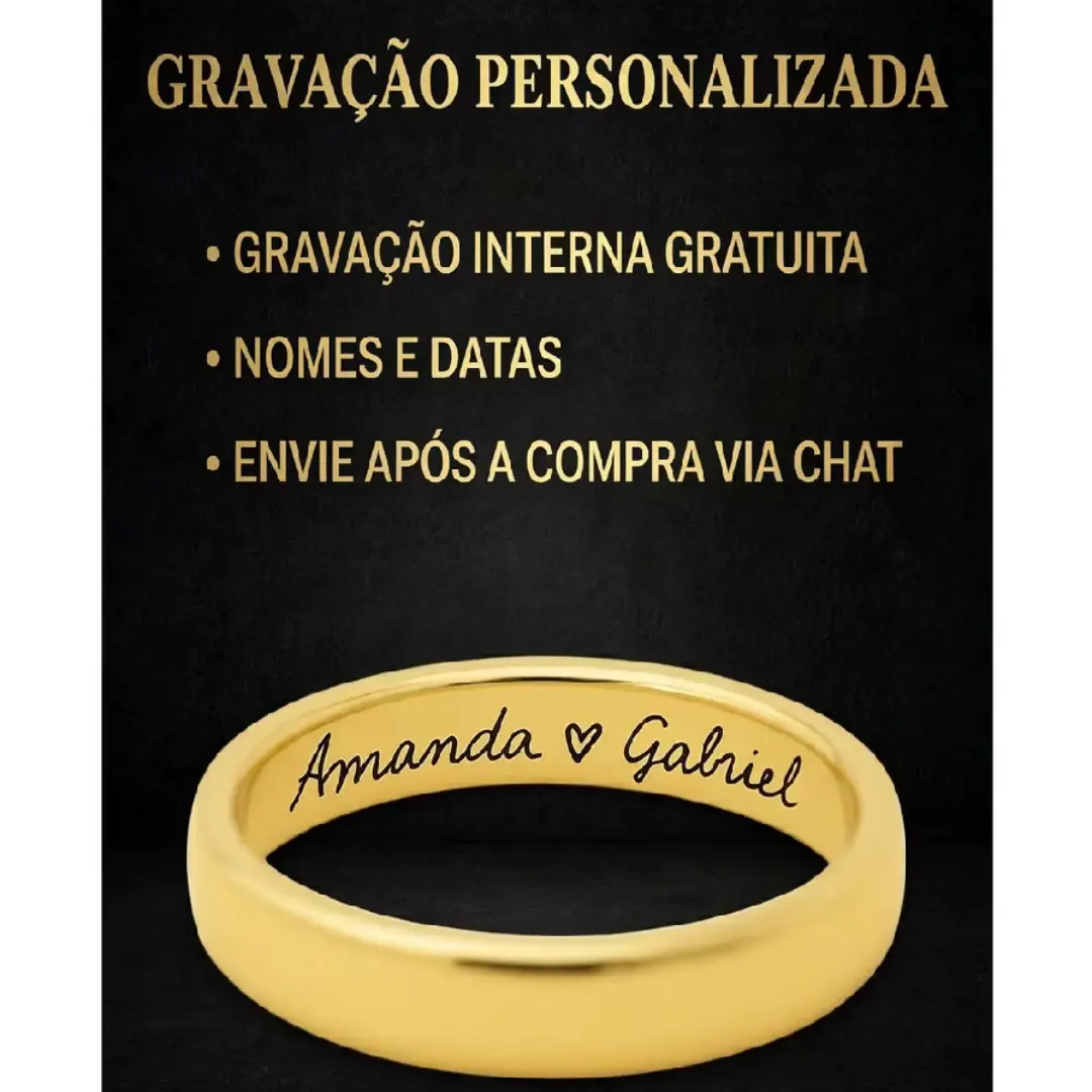 Par alianças moeda antiga 1938 8 mm + gravação — foto 8