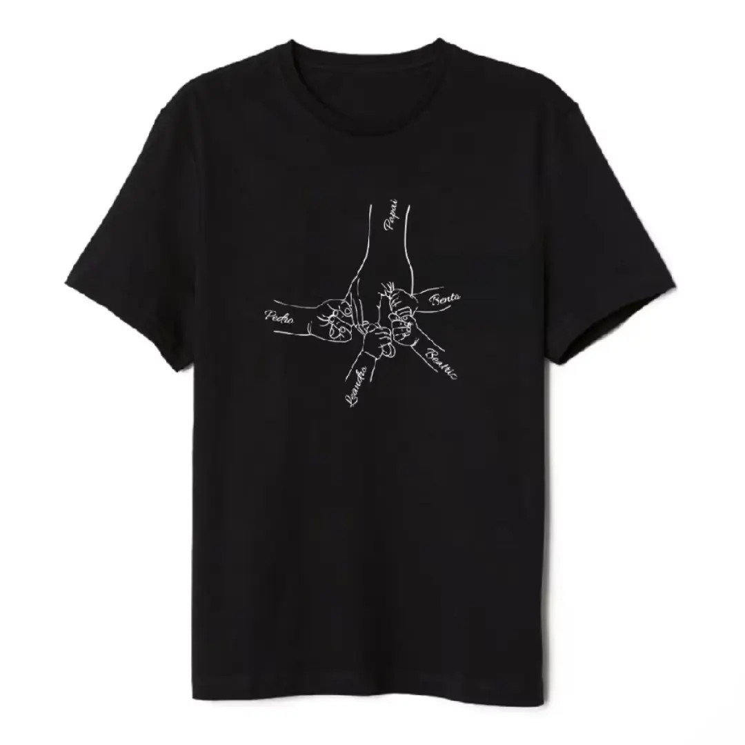 Camiseta personalizada para pai com nomes dos filhos — foto 7