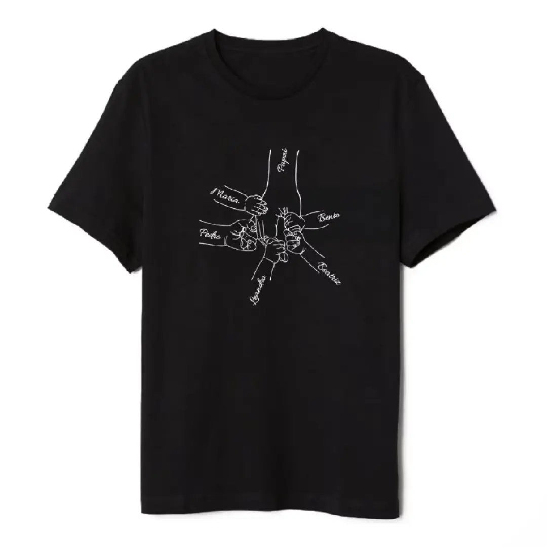 Camiseta personalizada para pai com nomes dos filhos — foto 8