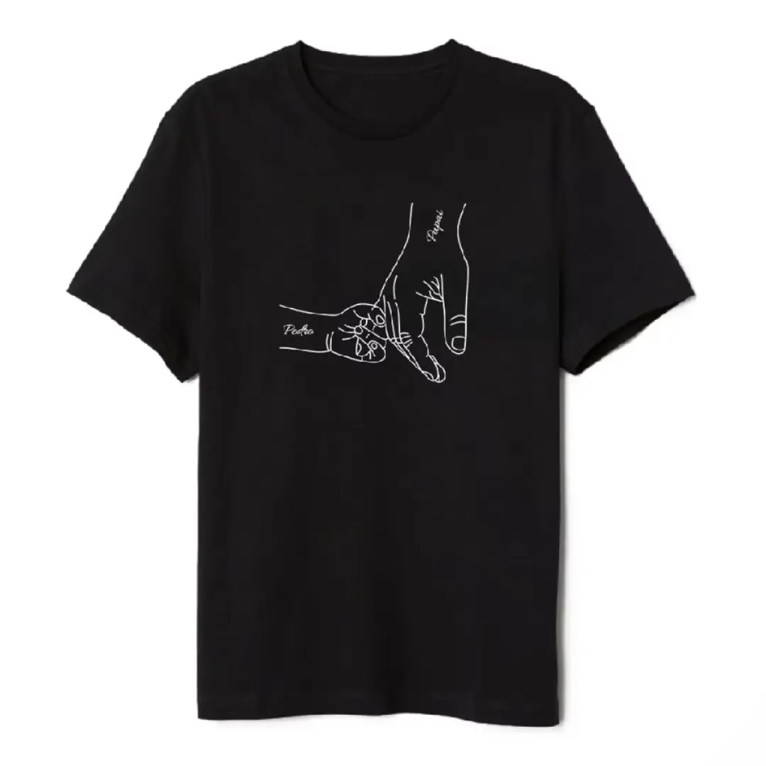 Camiseta personalizada para pai com nomes dos filhos — foto 11