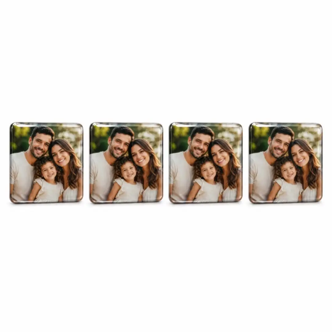 Ímã botton com foto 5×5 cm — quadrado brilhante — foto 12