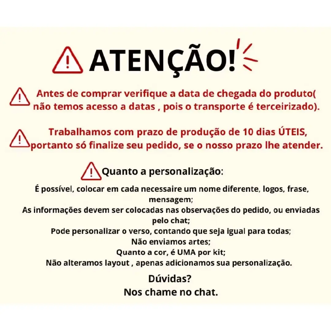 Kit 10 necessaires sublimação — nome e iniciais — foto 3