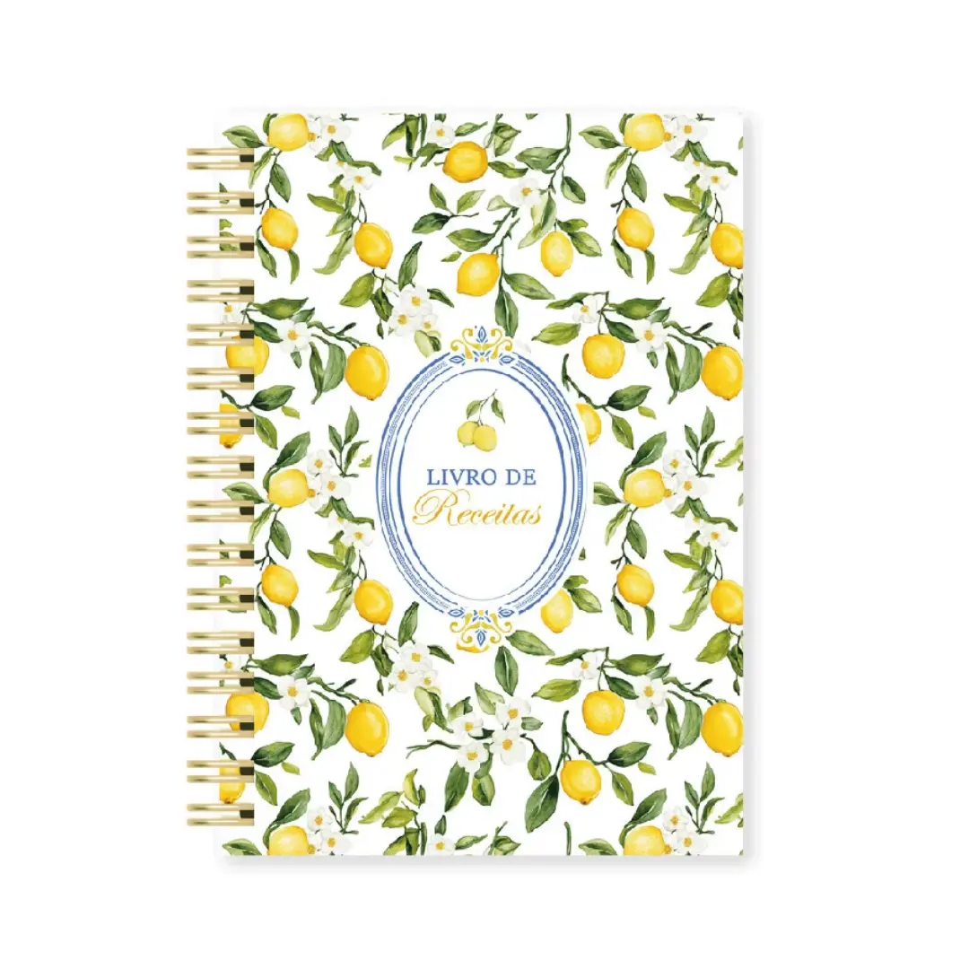Livro de receitas capa dura 100 folhas — com nome — foto 7