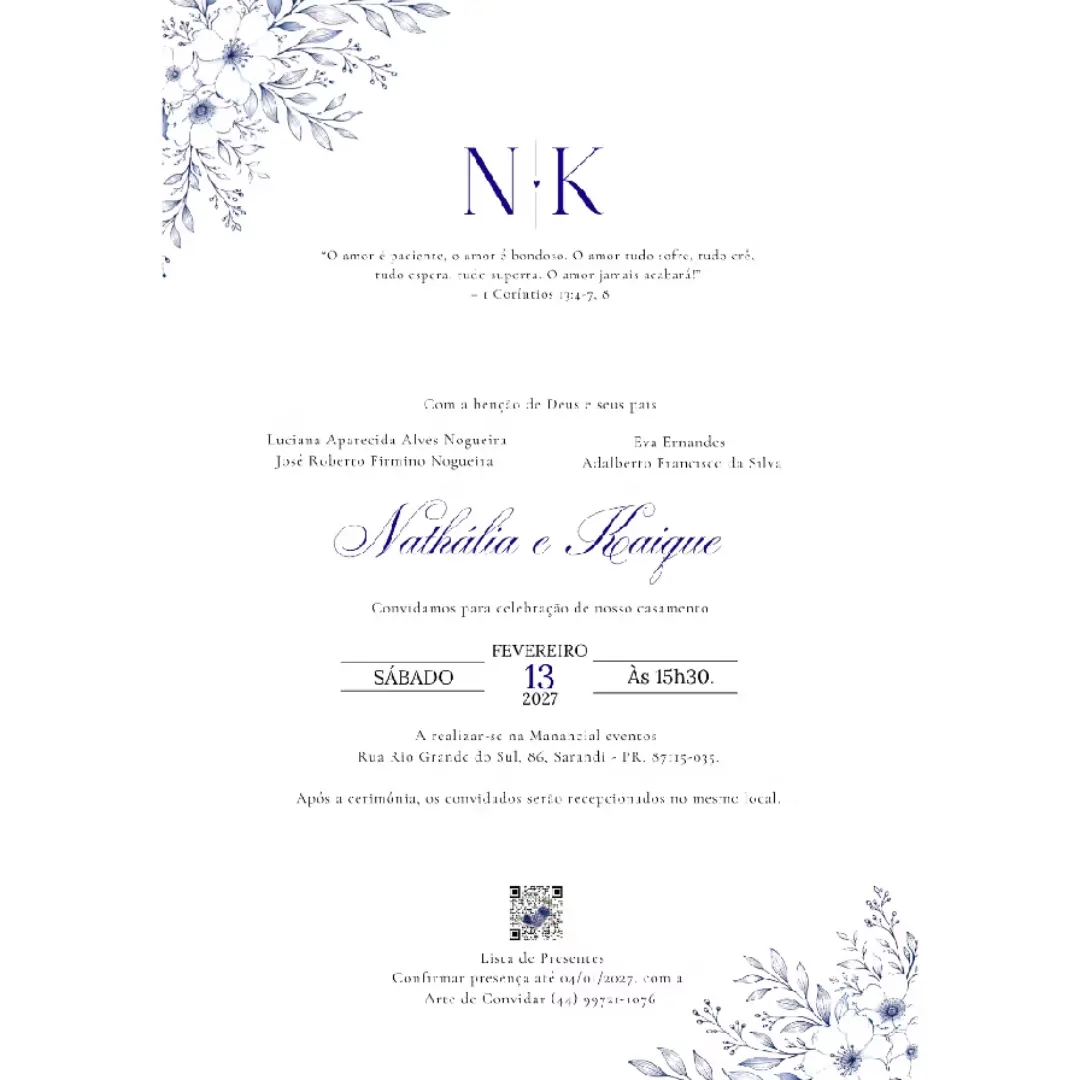 Convite de casamento papel fosco 250g — foto 8