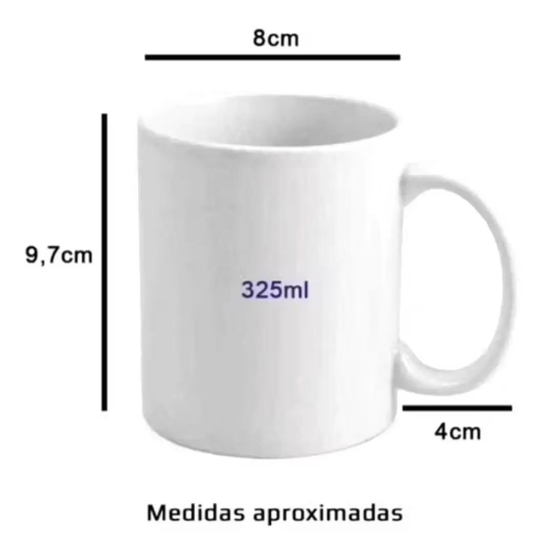 Caneca caricatura de casal — 325 ml — foto 8