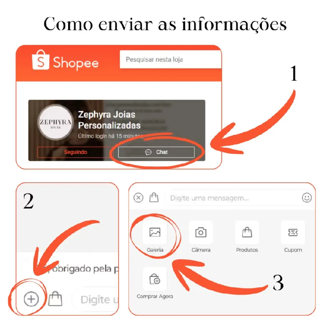 Colar pingente coração aço inox — personalizado — foto 9