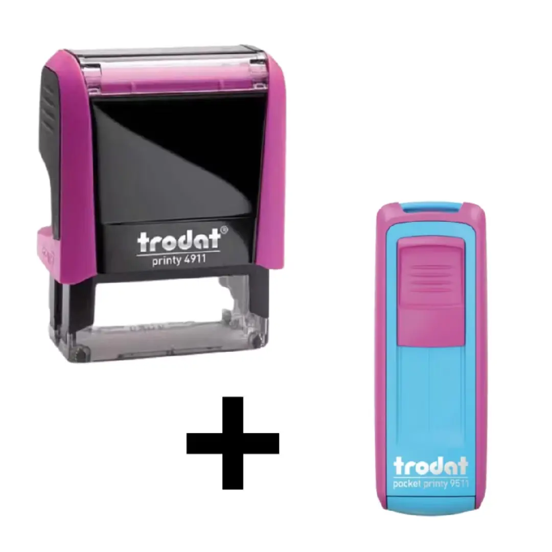 Kit Trodat 4911 + Pocket 9511 — personalizado — foto 4