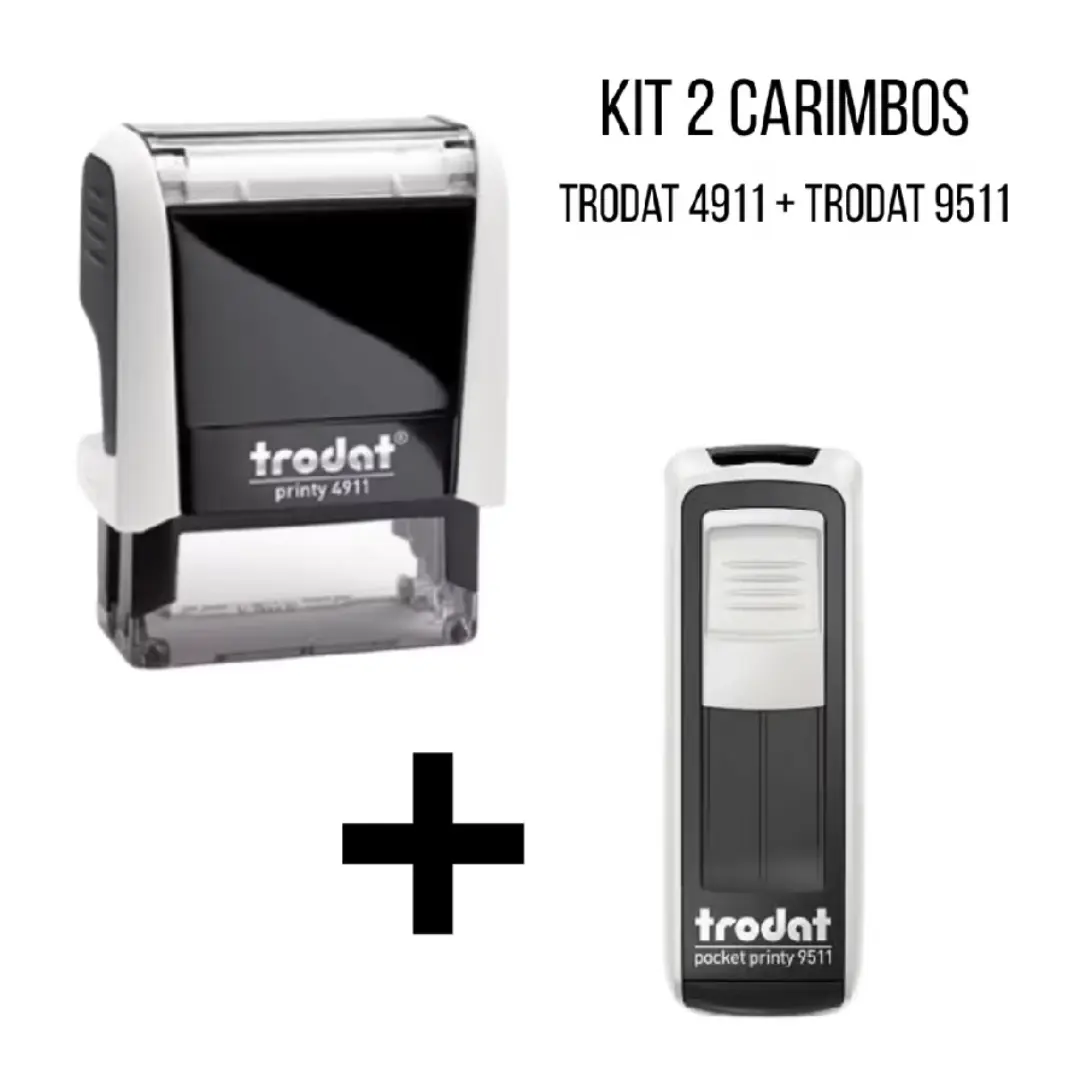 Kit Trodat 4911 + Pocket 9511 — personalizado — foto 12