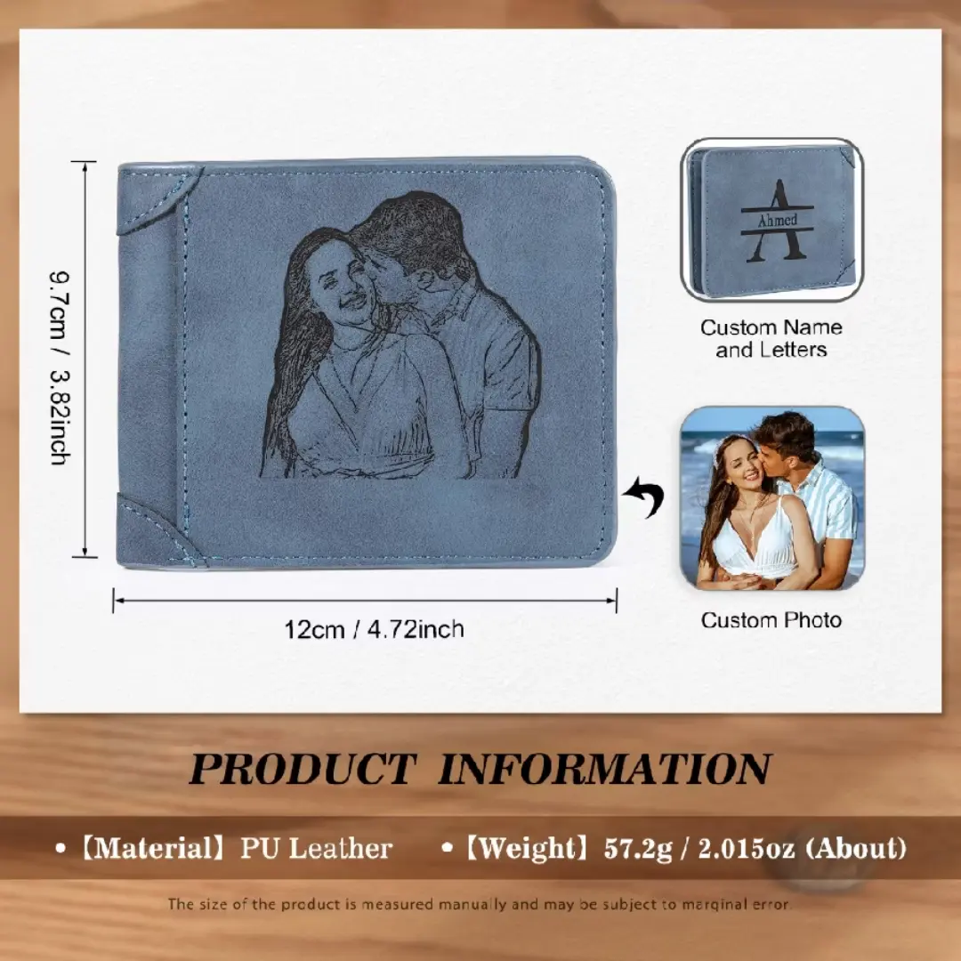 Carteira de couro com nome personalizado — foto 31