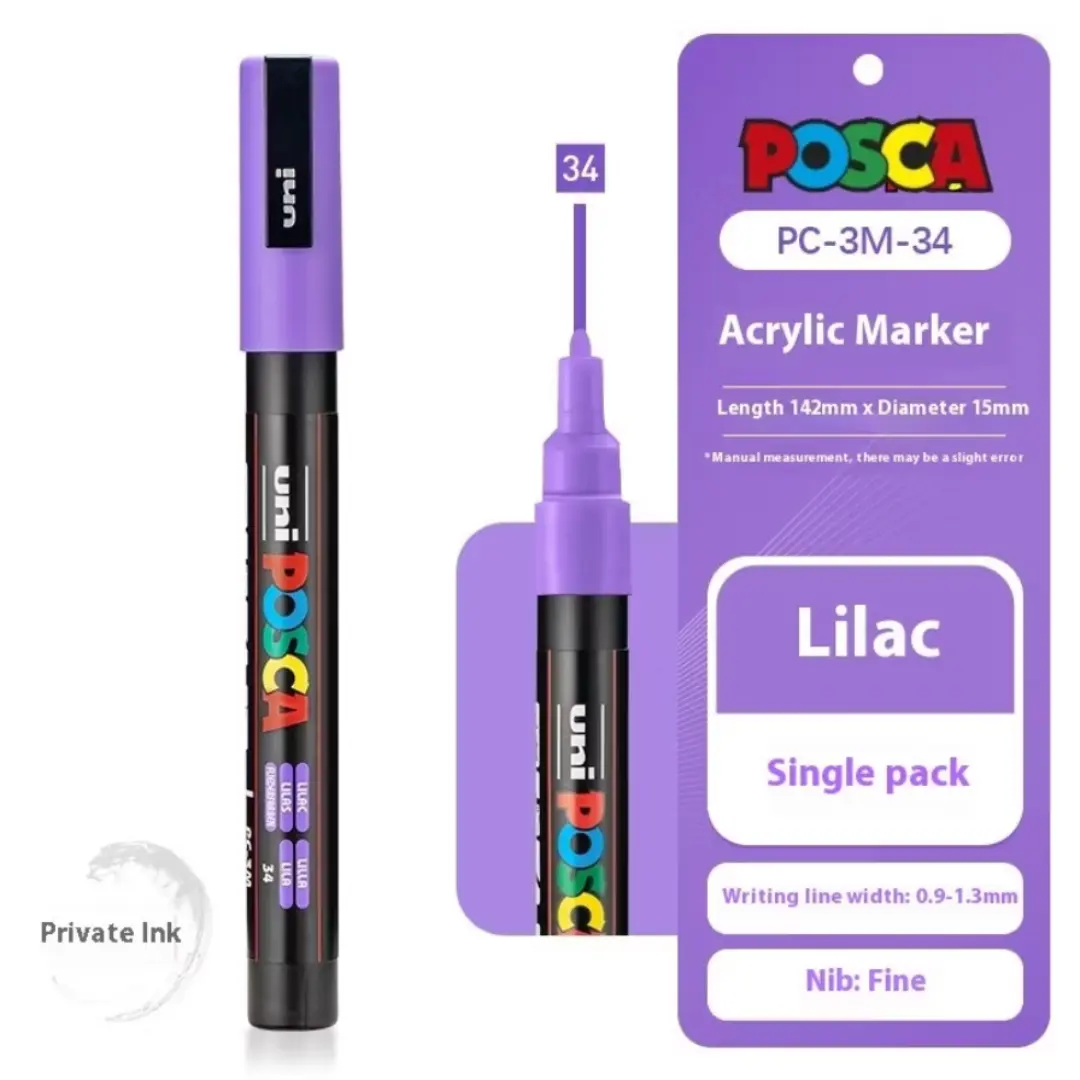 Kit marcadores Uni Posca 3M — foto 33