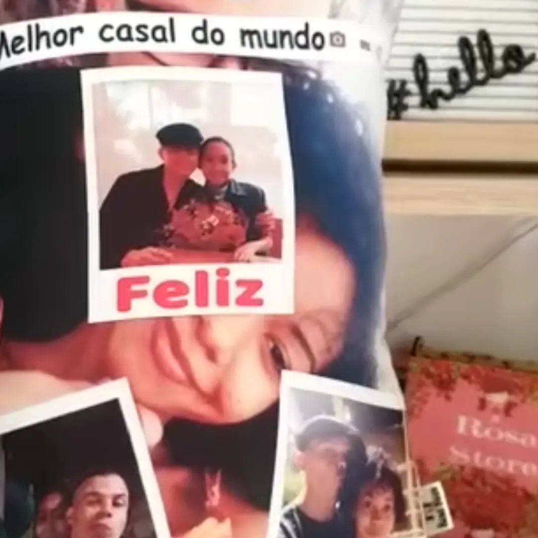 Almofada personalizada com frase ou foto (28×16 cm) — foto 2
