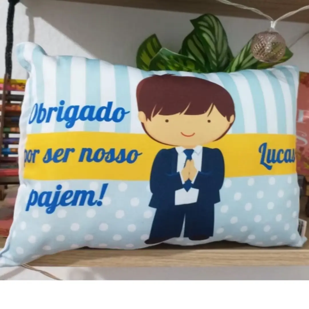 Almofada personalizada com frase ou foto (28×16 cm) — foto 6