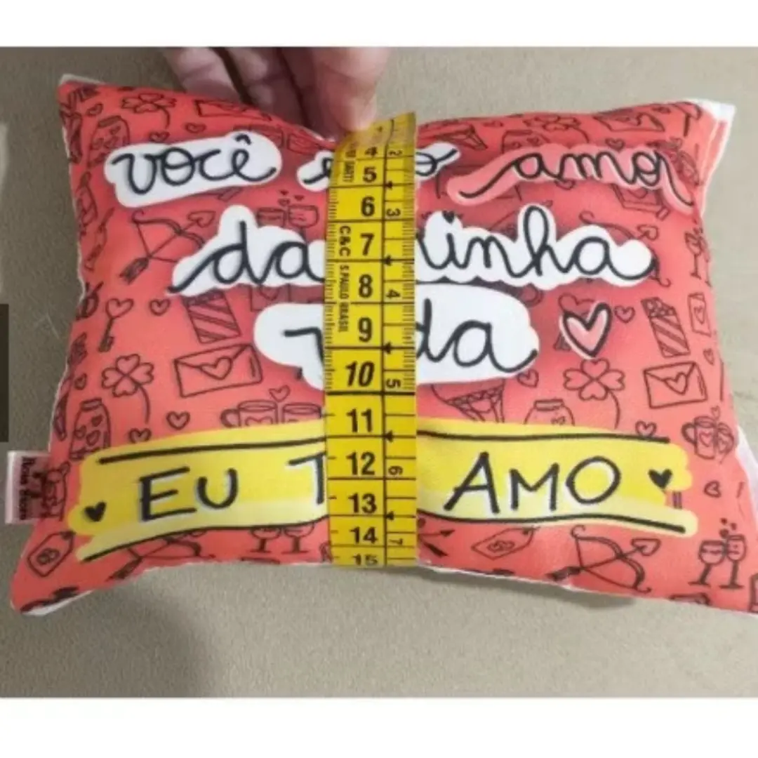 Almofada personalizada com frase ou foto (28×16 cm) — foto 10