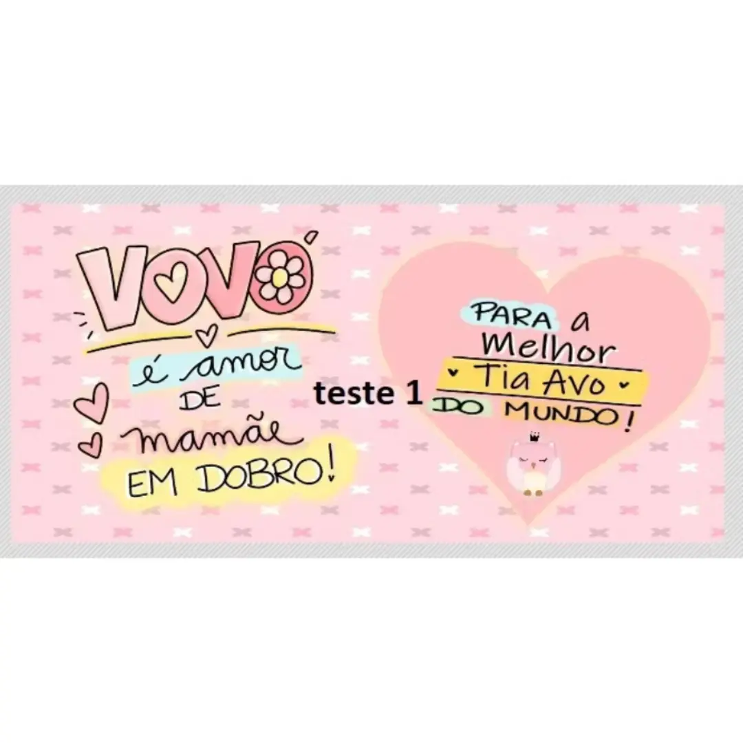 Almofada personalizada com frase ou foto (28×16 cm) — foto 24