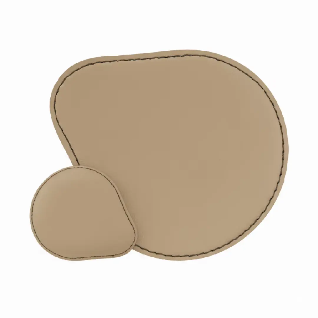 Kit mouse pad + porta-copos — couro sintético — foto 12