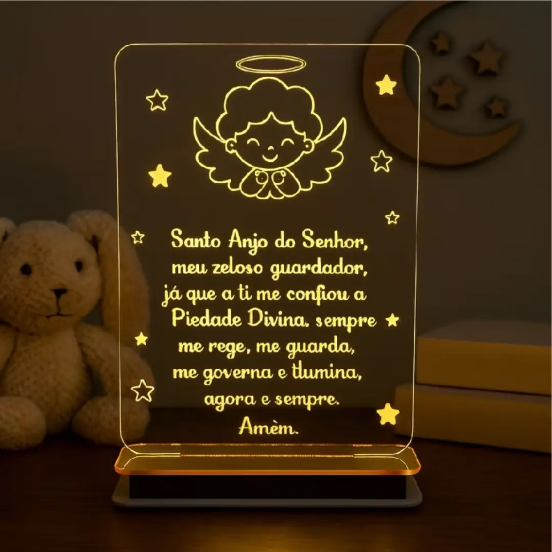 Luminária borboleta com nome — + brinde — foto 14