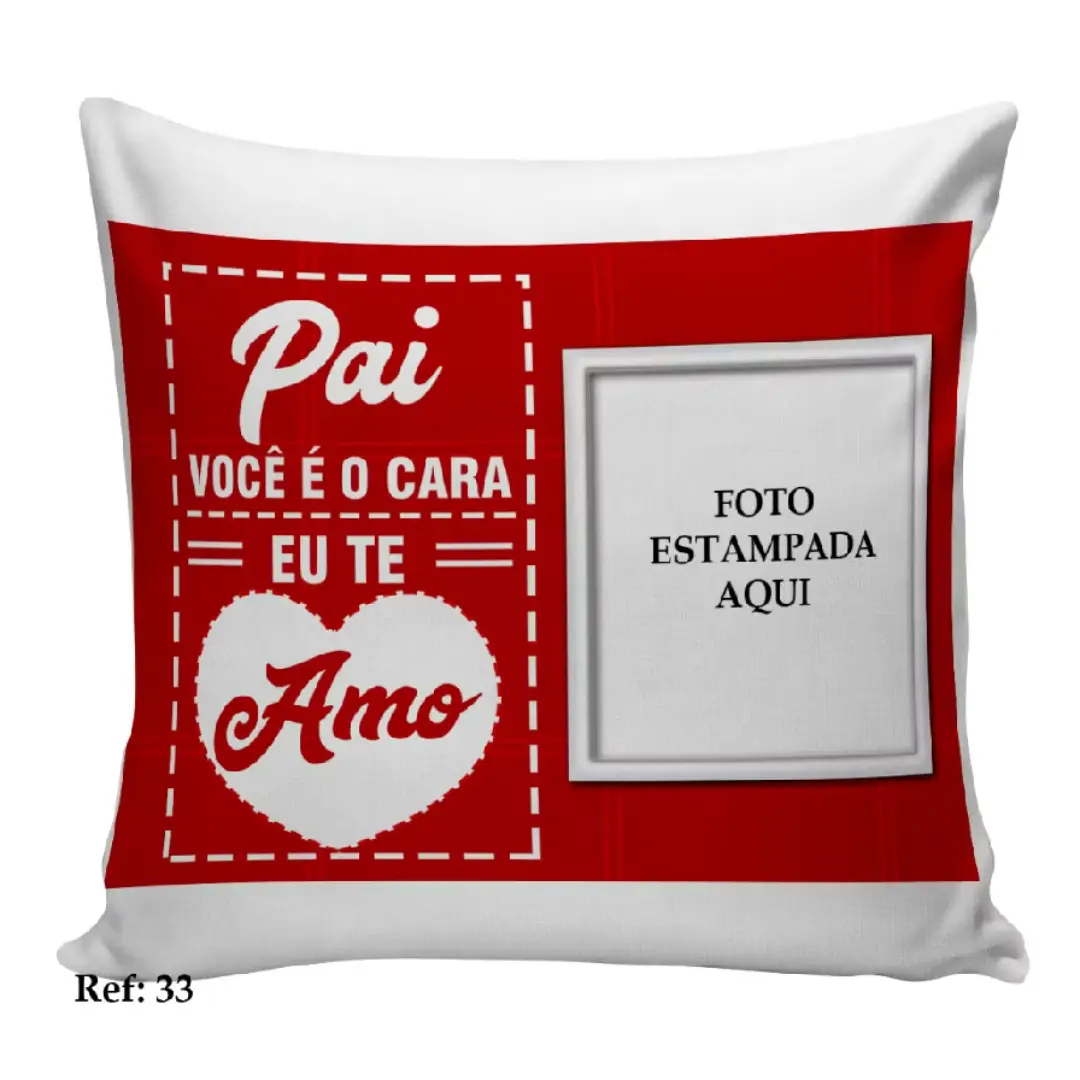 Almofada personalizada melhor pai do mundo com foto — foto 8