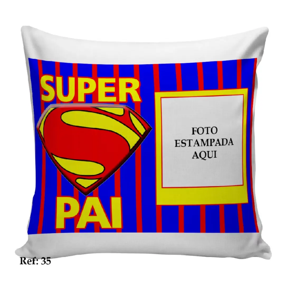 Almofada personalizada melhor pai do mundo com foto — foto 10