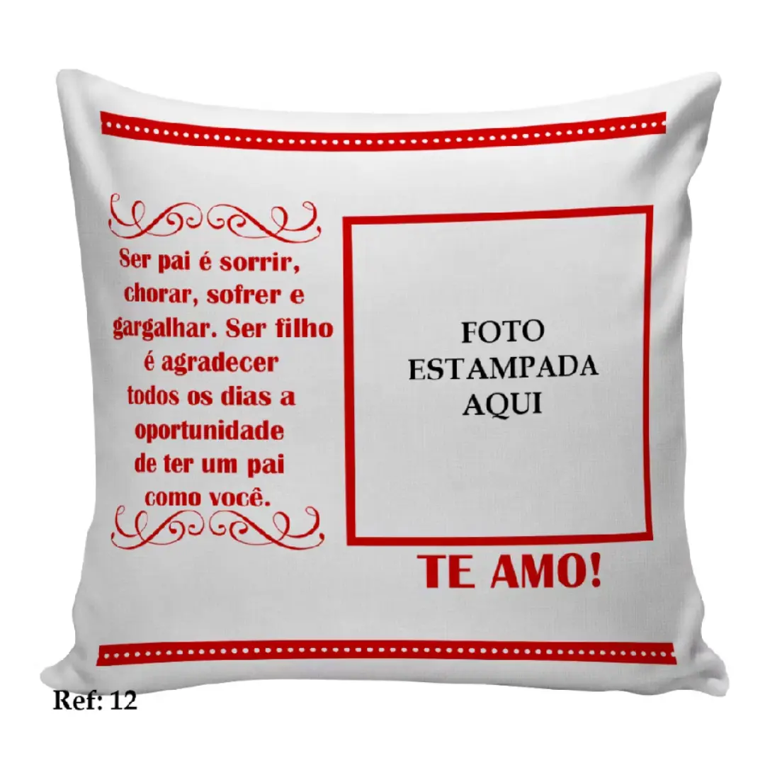 Almofada personalizada melhor pai do mundo com foto — foto 15