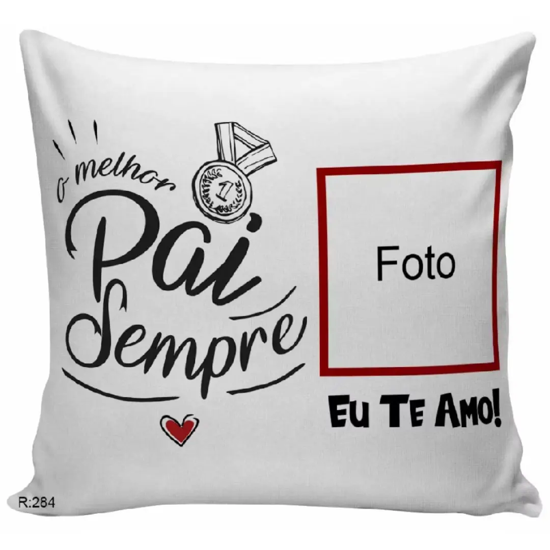 Almofada personalizada melhor pai do mundo com foto — foto 23