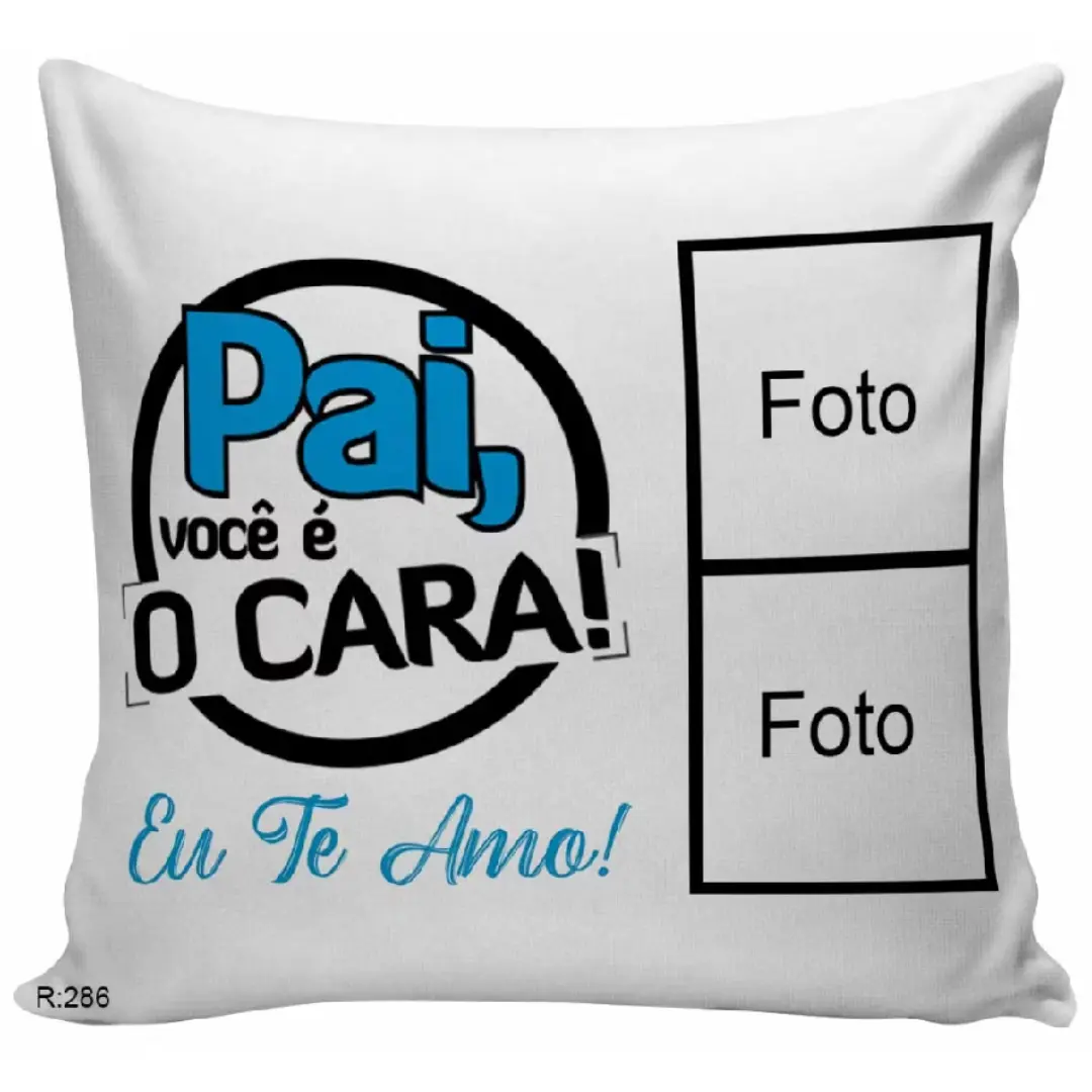 Almofada personalizada melhor pai do mundo com foto — foto 25