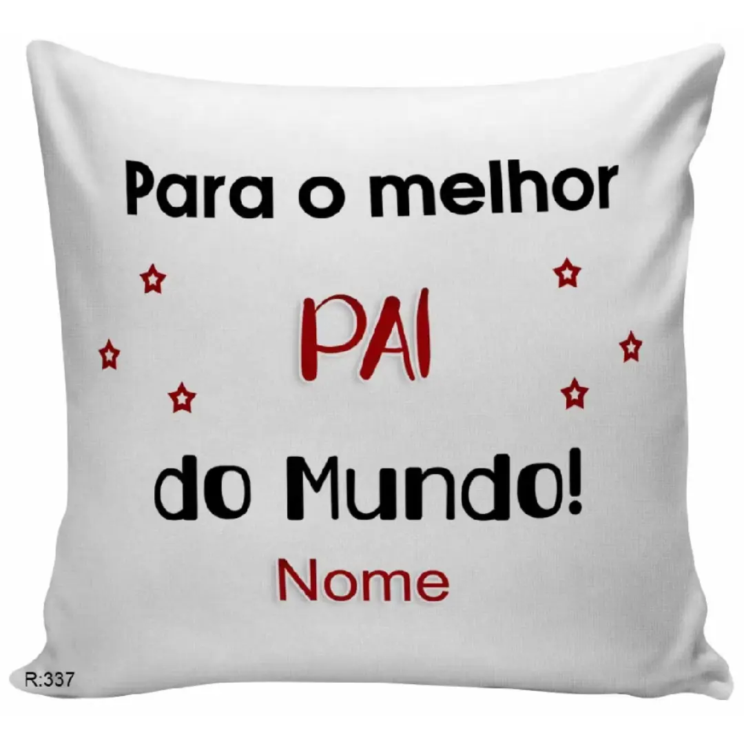 Almofada personalizada melhor pai do mundo com foto — foto 27