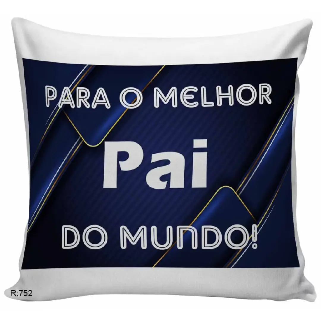 Almofada personalizada melhor pai do mundo com foto — foto 30