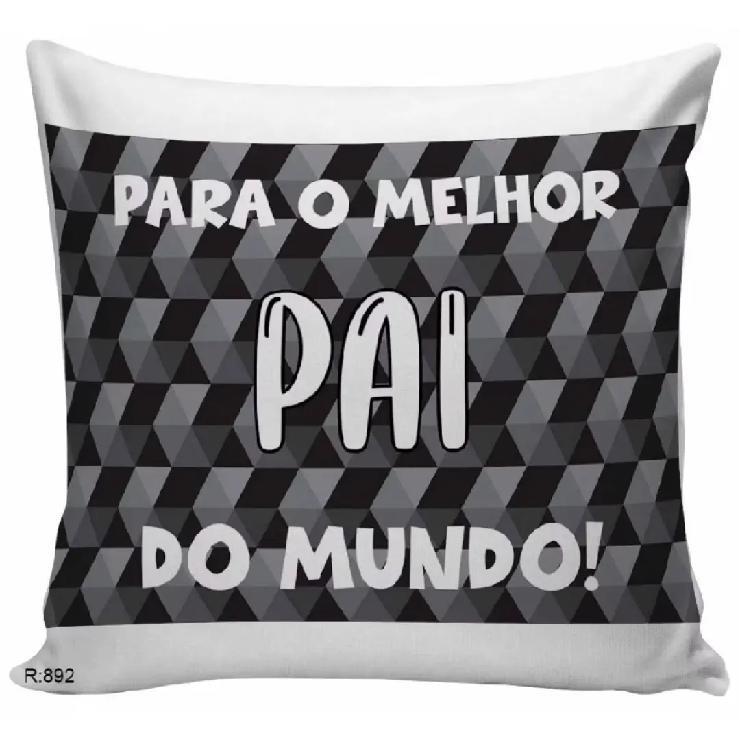 Almofada personalizada melhor pai do mundo com foto — foto 32
