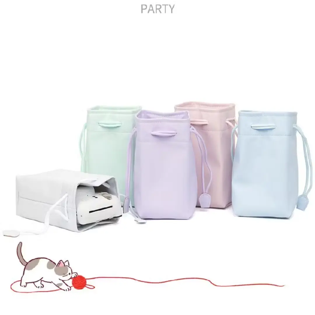 Capa bolsa PU para Instax Mini com cordão — foto 2