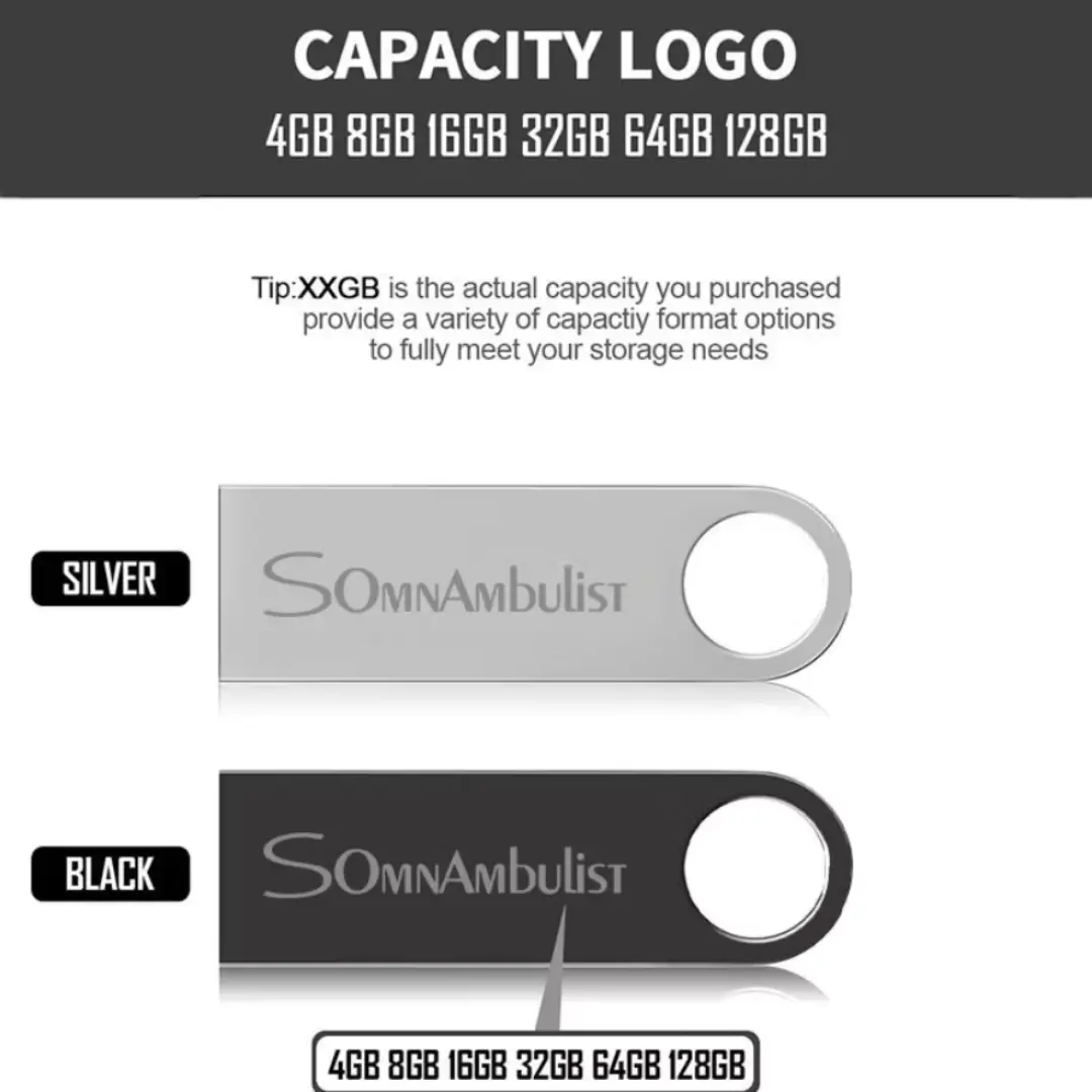 Pendrive metal — logo (capacidades mistas) — foto 6