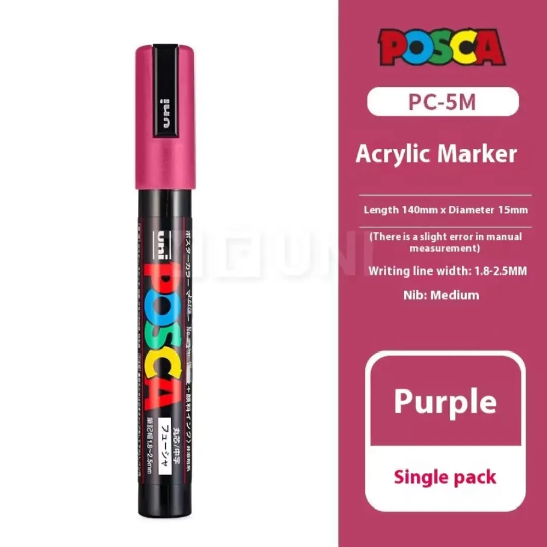 Kit marcadores Uni Posca 5M — foto 21