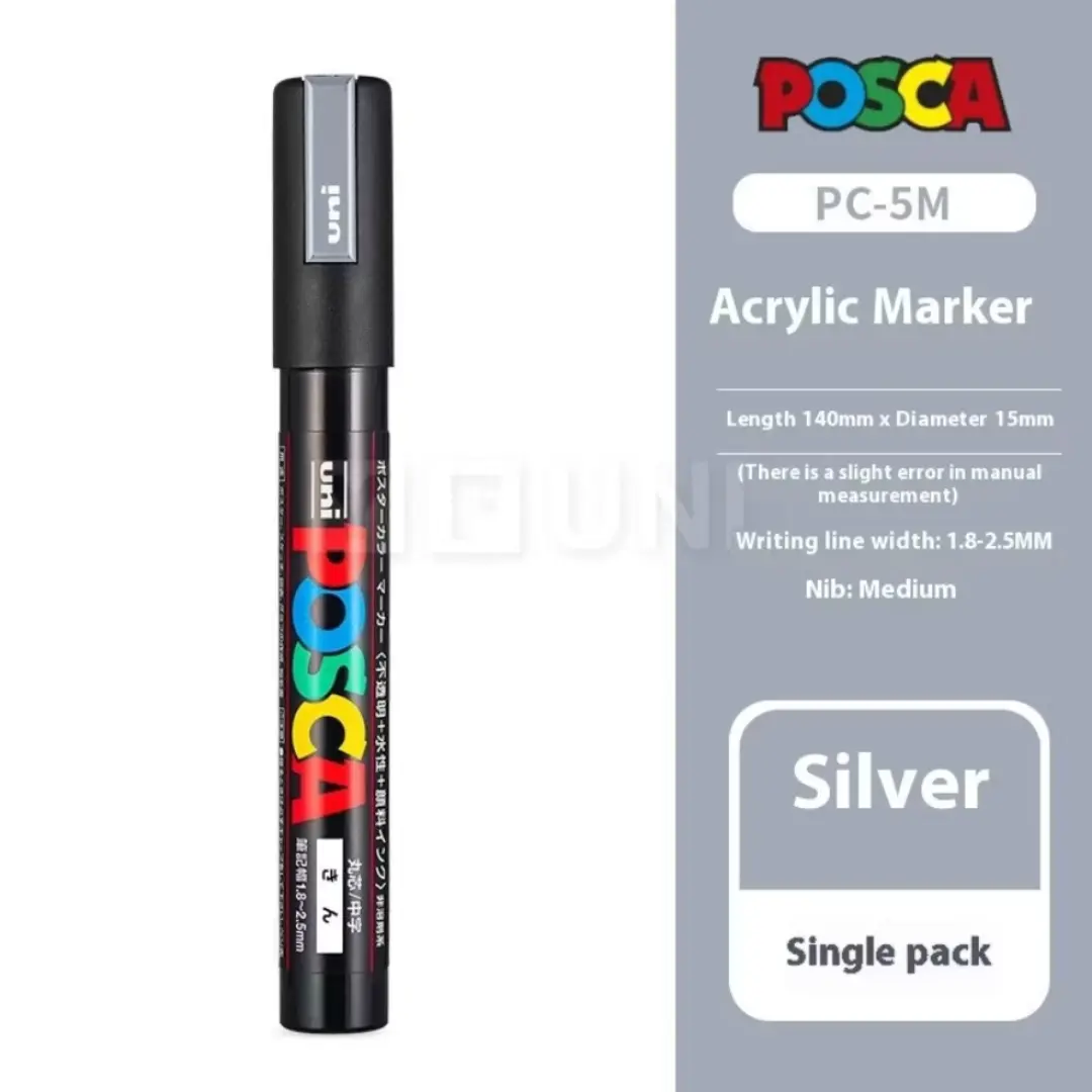Kit marcadores Uni Posca 5M — foto 31