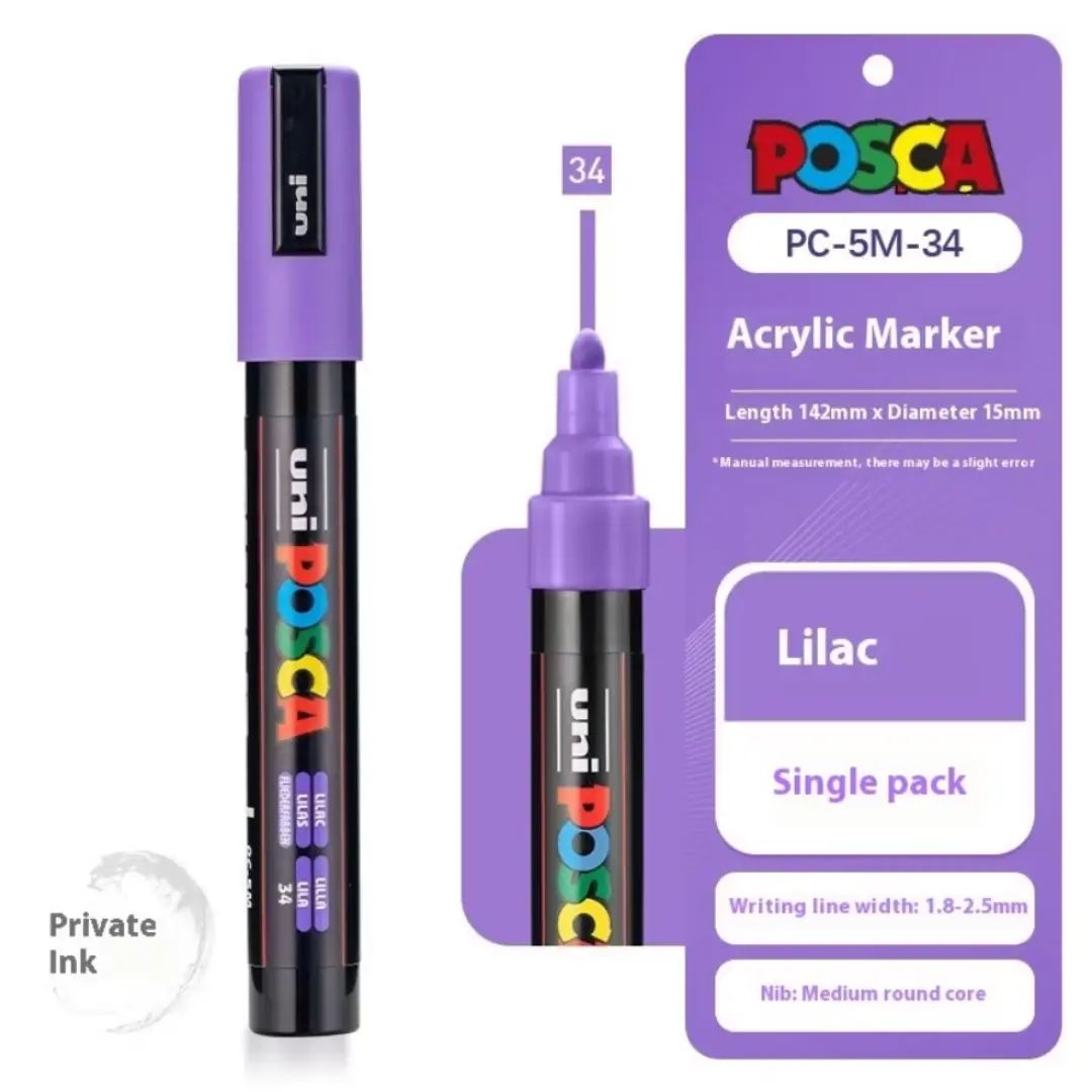 Kit marcadores Uni Posca 5M — foto 34
