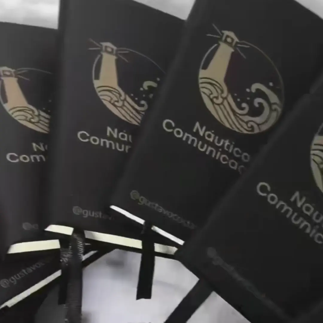 Kit 15 canetas + 15 cadernetas personalizadas — foto 2