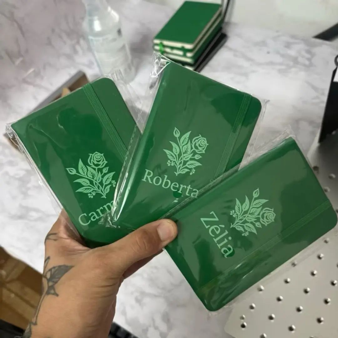 Kit 15 canetas + 15 cadernetas personalizadas — foto 7