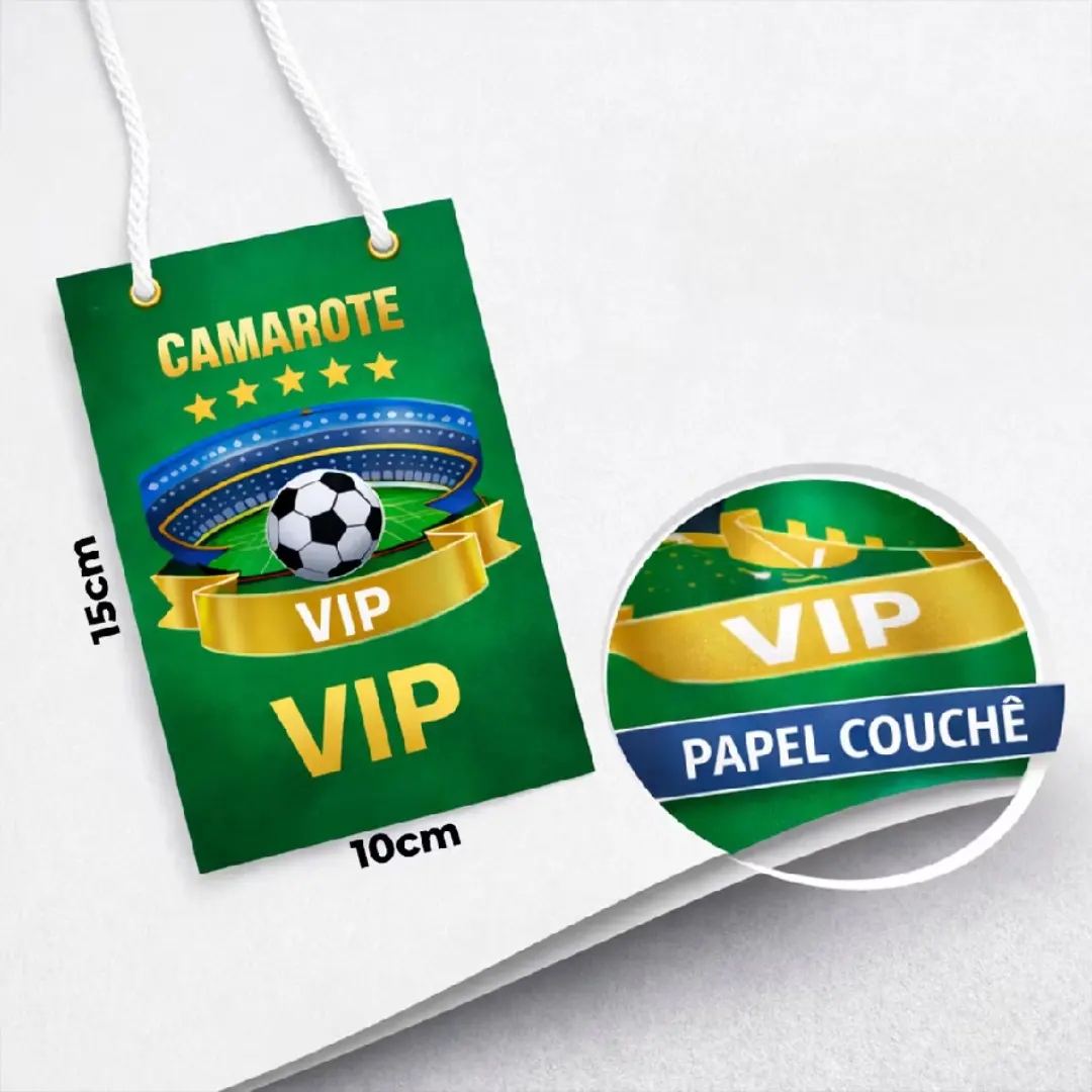 100 crachás/credenciais 10×15 personalizados — foto 4