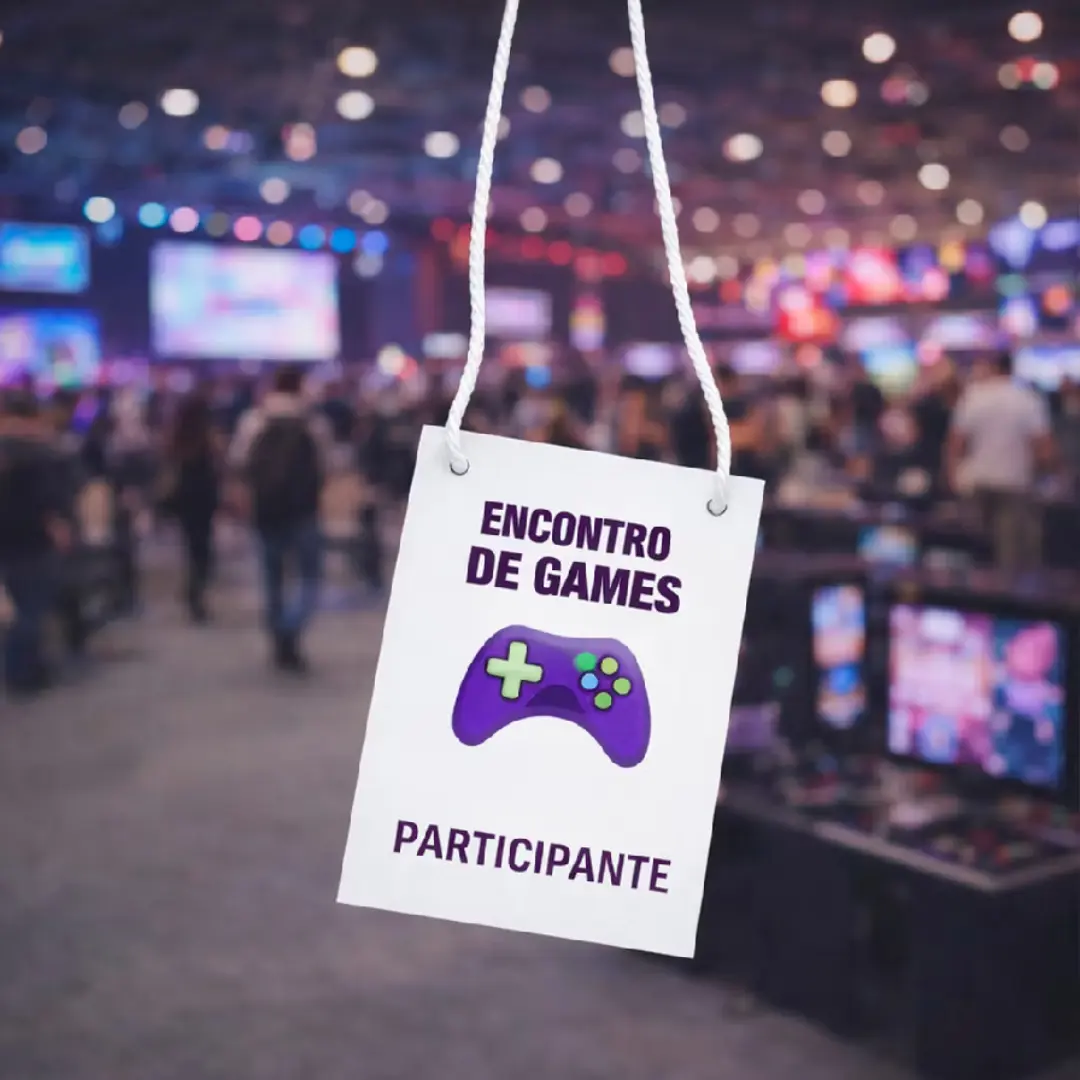 100 crachás/credenciais 10×15 personalizados — foto 6