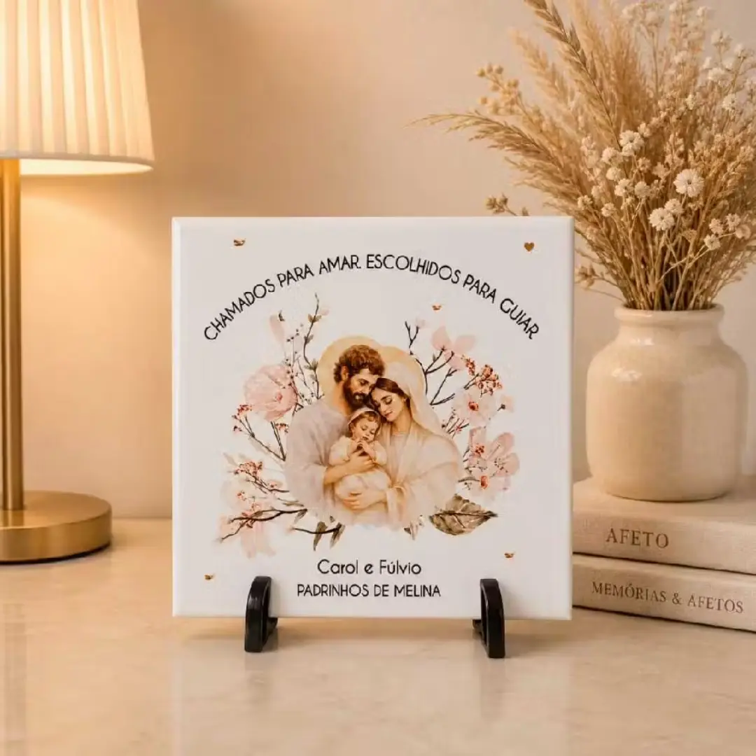 Azulejo personalizado com nome e frase — foto 8
