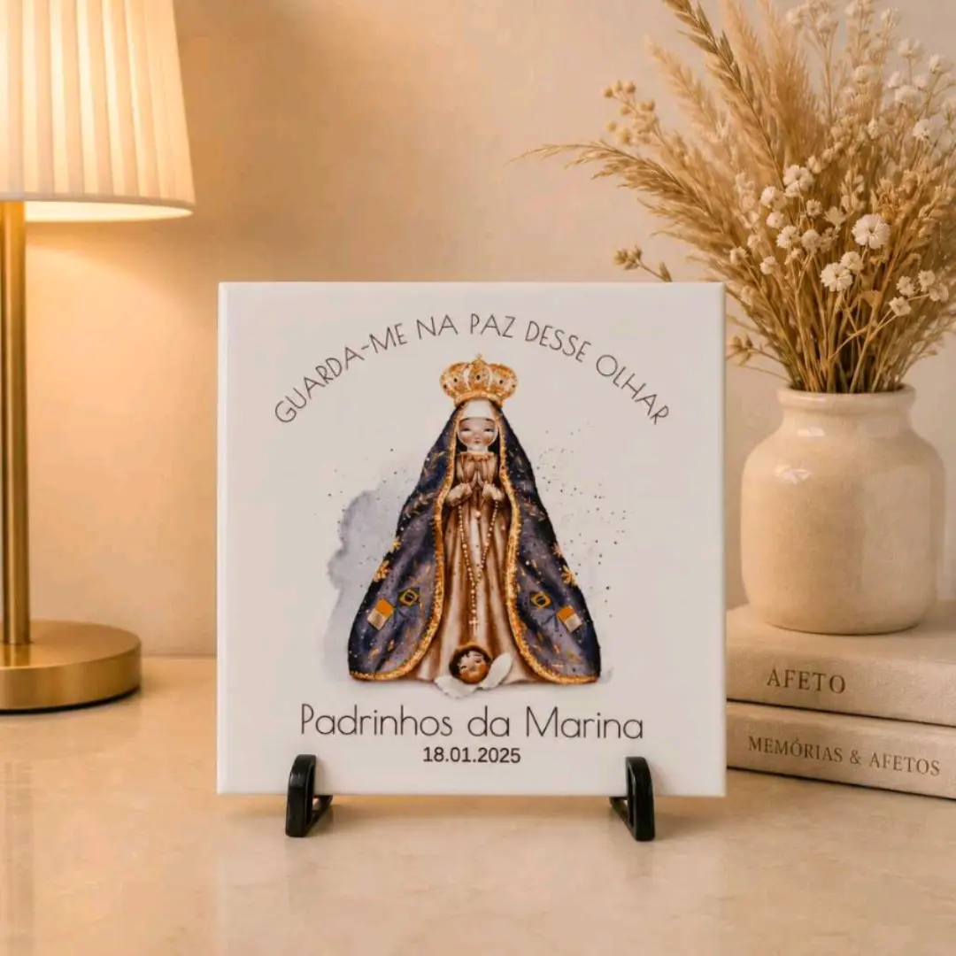 Azulejo personalizado com nome e frase — foto 9