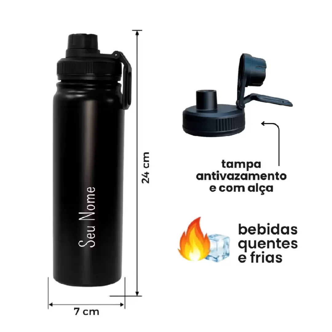 Garrafa térmica inox 800 ml pet lover personalizada — foto 7